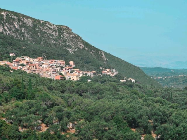 Corfu's Pretty Bella Vista Viewpoint