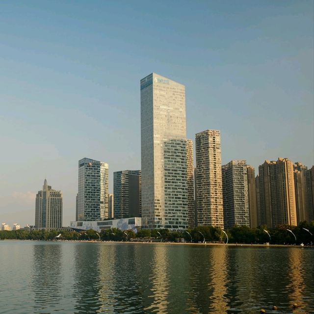 East Part of Swan Lake, Hefei 🌅🌊