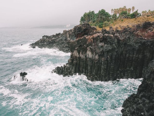 遊濟州🇰🇷大浦海岸柱狀節理帶