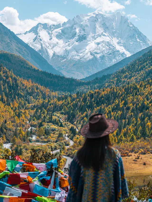 Yala Snow Mountain in Western Sichuan｜Take another look at this autumn scenery, next is the snow-covered Western Sichuan