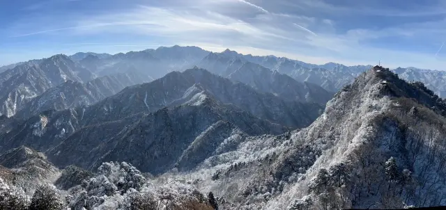 시안 진남산·남오대 경역|등산하기 좋고 경치가 좋습니다