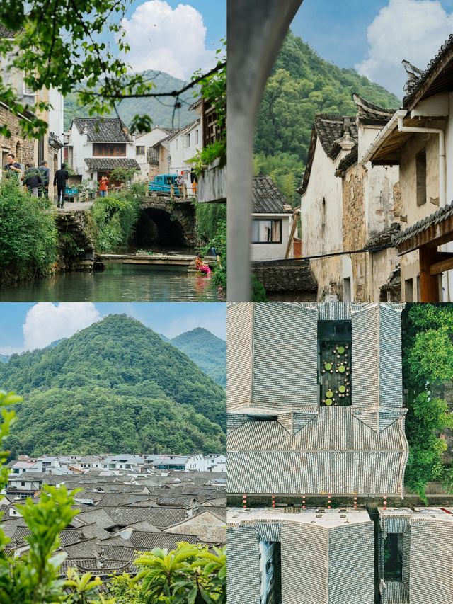 逃離杭州酷暑，浦江古村溪流邊，我找到了避暑天堂！