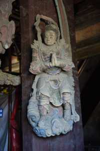 獨樂寺泥塑。