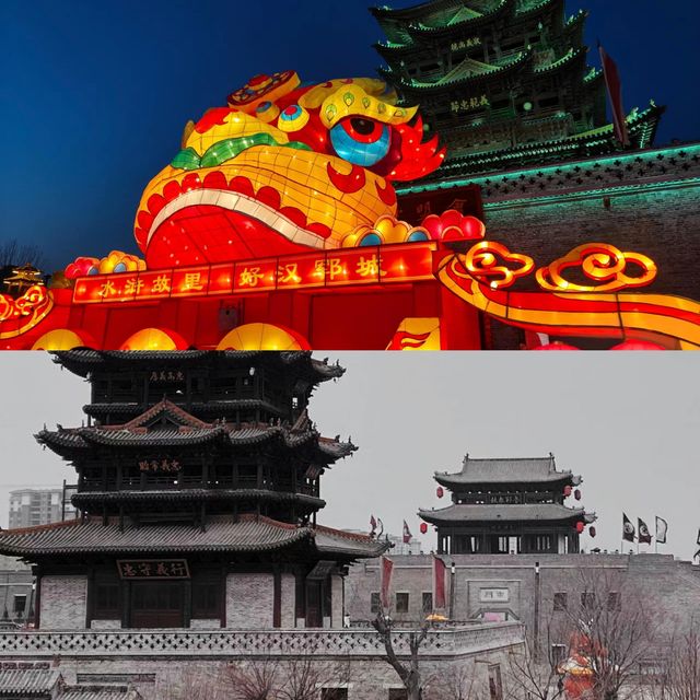 郓城水滸好漢城。 郓城水滸好漢城。