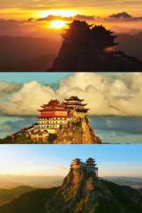 被這座懸浮在峭壁之上的天上宮闕給美到了。