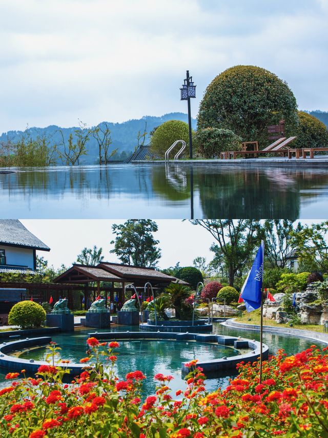 貴陽周邊！一房一湯、住進唐風溫泉度假酒店。