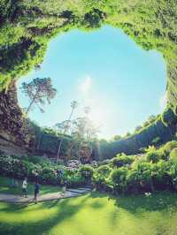 南澳自駕遊必到景點《洞穴花園   藍湖》