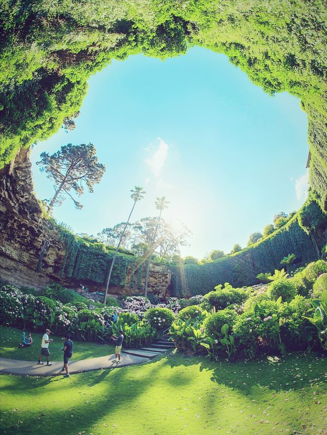 南澳自駕遊必到景點《洞穴花園   藍湖》