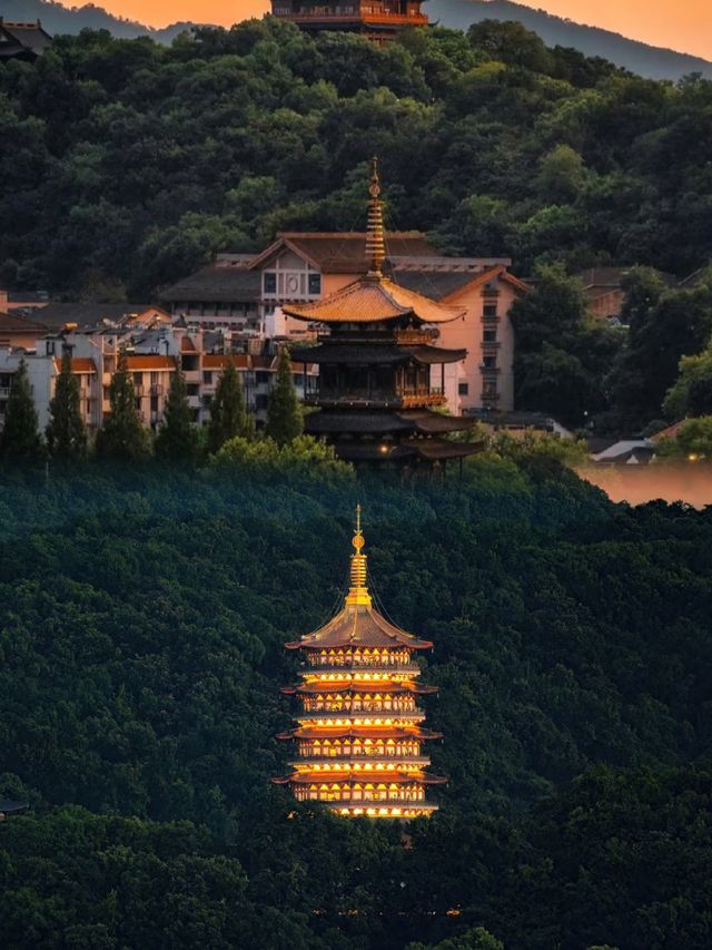 總要吹一吹西湖那溫柔的晚風吧～
