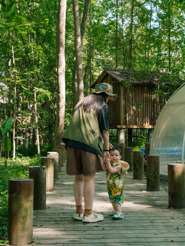 成都湊仔｜森林避暑、玩水、划槳板玩足一日