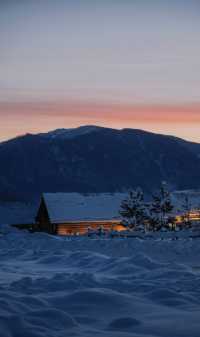 阿勒泰冬日童話滑雪雪蘑菇絕美機位攻略