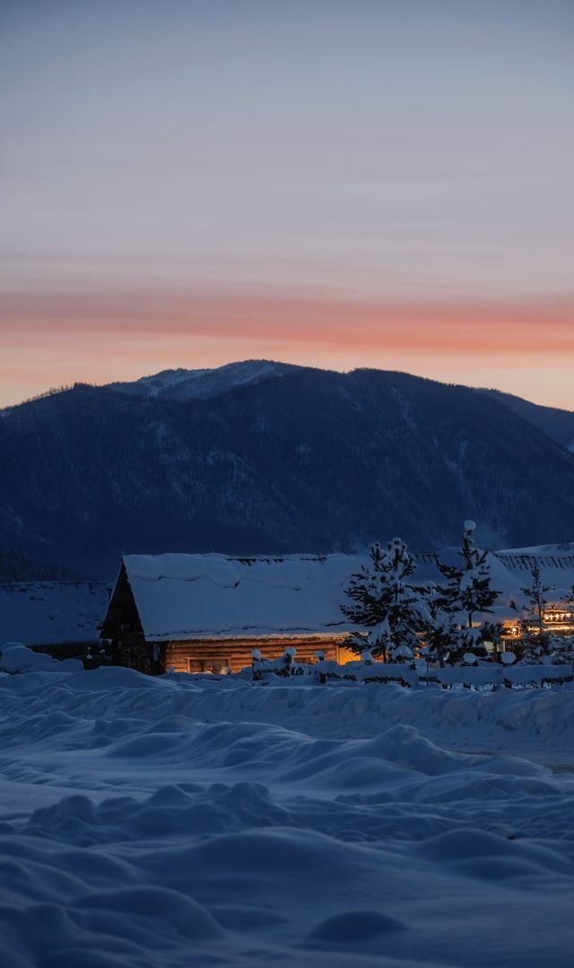 阿勒泰冬日童話滑雪雪蘑菇絕美機位攻略