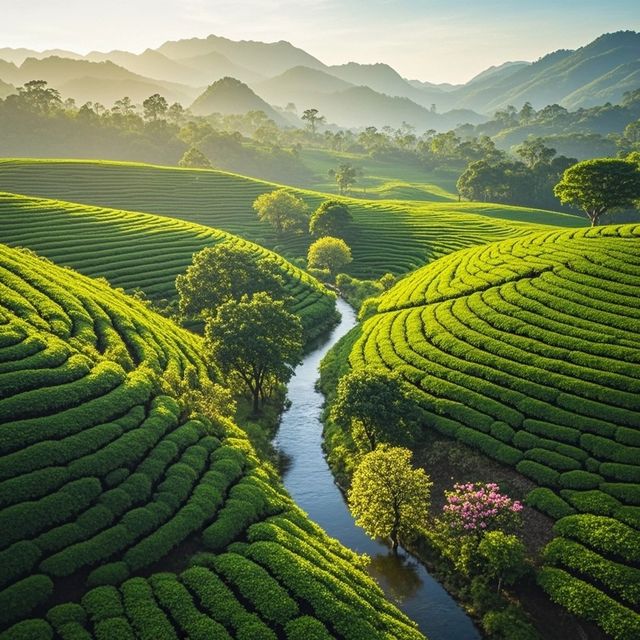 萬畝茶園春日漫遊 萬畝茶園春日漫遊