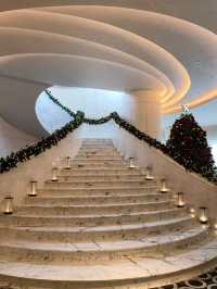 聖誕拍照,前灘華爾道夫紅絲絨聖誕樹