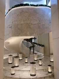 聖誕拍照,前灘華爾道夫紅絲絨聖誕樹