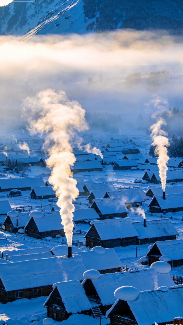 我終於明白了,為什麼說「喀納斯的冬天是冰雪的童話」! 我終於明白了,為什麼說「喀納斯的冬天是冰雪的童話」!