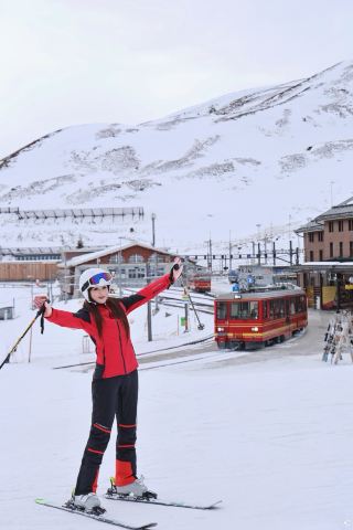 The ultimate skiing destination beneath the Jungfrau~