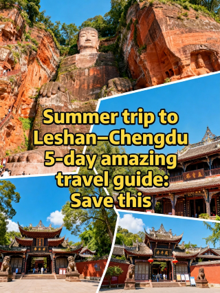 Summer trip to Leshan-Chengdu: A 5-day guide that is comprehensive and stress-free