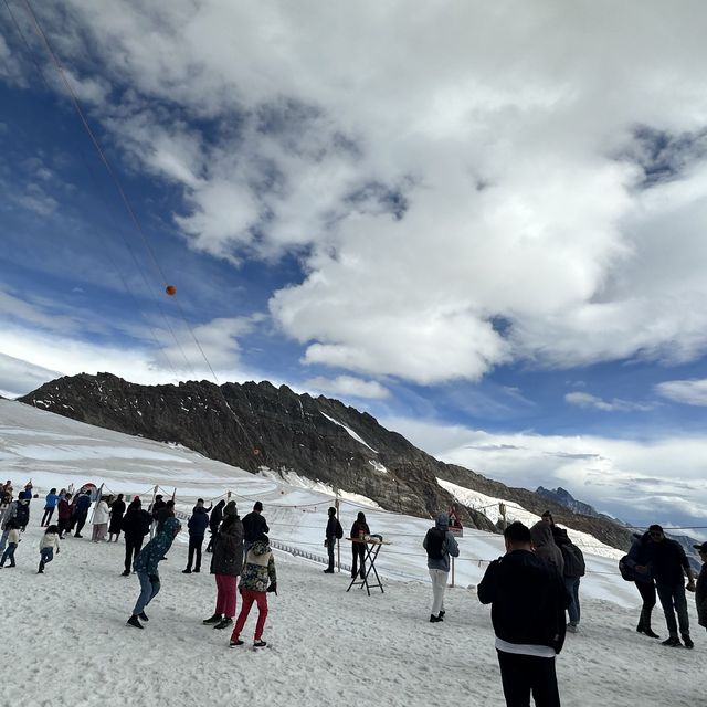 少女峰看阿萊奇冰川（Aletsch Glacier）