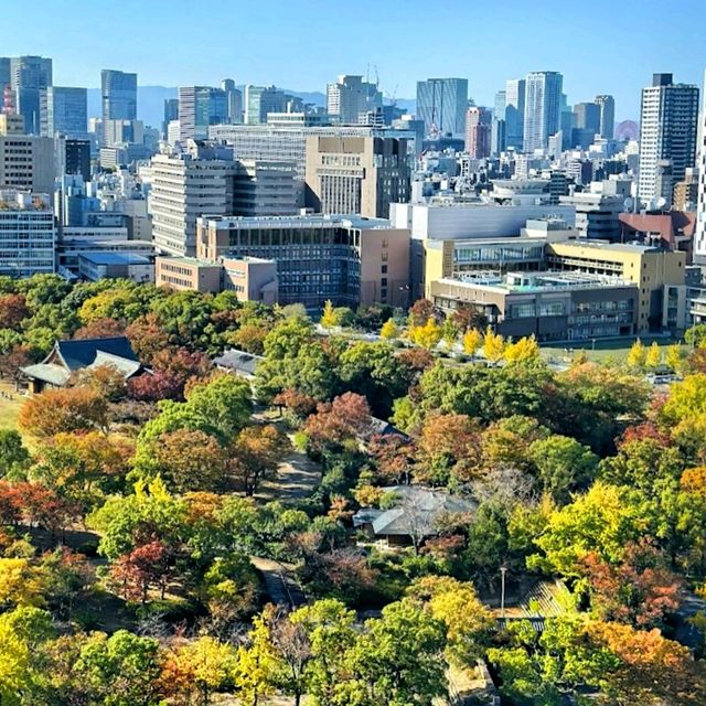 The iconic historical castle in Osaka