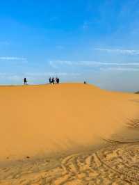 베트남 하얀 모래의 사막에서 해돋이 보기🌄