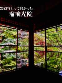 【京都府】2023年行って良かった　リフレクションが美しい瑠璃光院