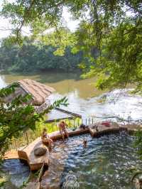 นอนเต๊นท์สุดหรู แช่บ่อน้ำธรรมชาติ @Hintok River Camp