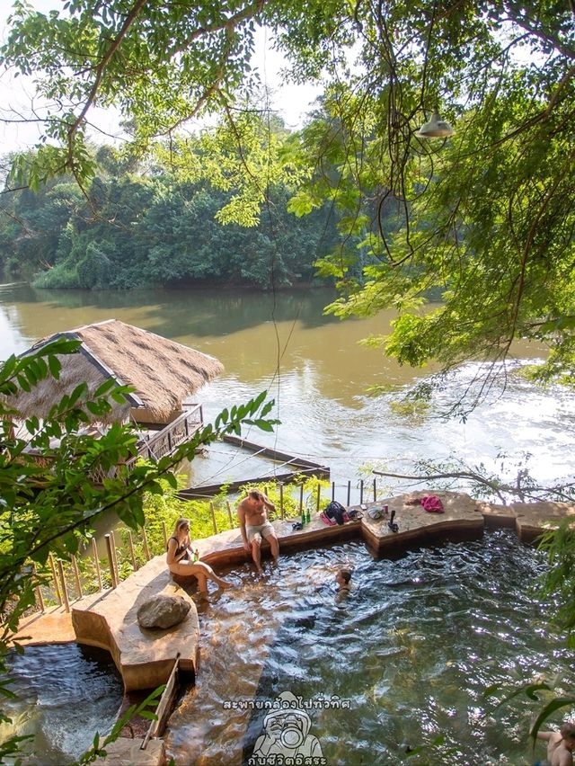 นอนเต๊นท์สุดหรู แช่บ่อน้ำธรรมชาติ @Hintok River Camp
