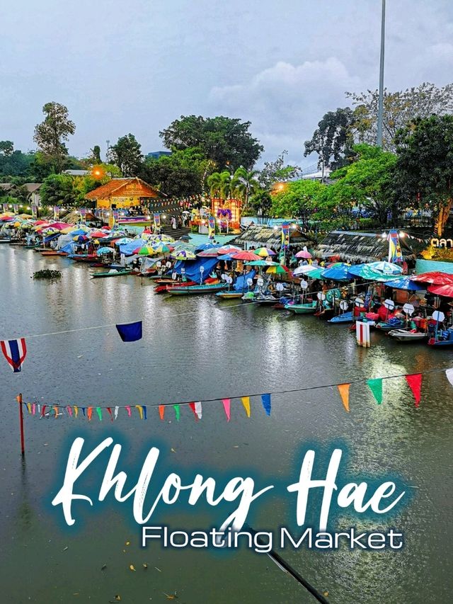 A wonderful evening @ Khlong Hae Floating Market
