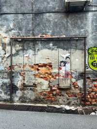 Street Art hunt at Georgetown, Penang