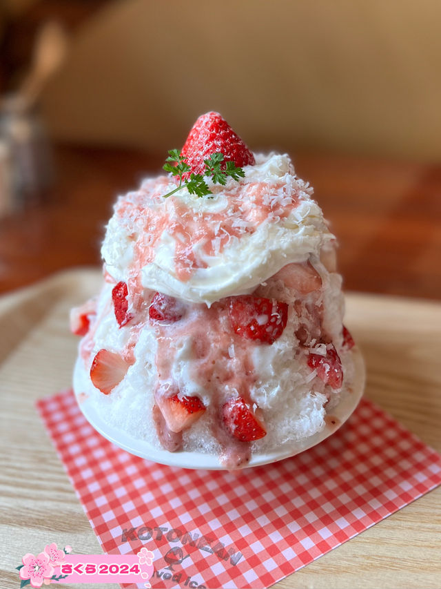 【大分カフェ】春夏秋冬のドルチェかき氷が食べられるお店🍧