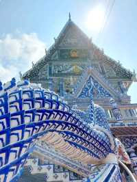 ชมโบสถ์เซรามิกสีน้ำเงิน วัดปากน้ำแขมหนู จันทบุรี