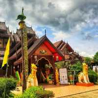 วัดนันตาราม ชมวิหารไม้สักทองสถาปัตยกรรมพม่า