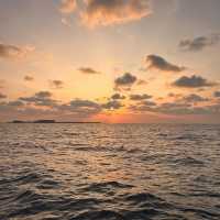 五主海岸：夕陽美景