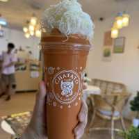 ร้านน้ำผลไม้สดปั่นที่ใส่แบบจุกๆ