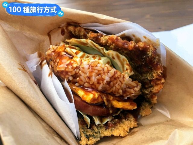 日本沖繩-北谷美國村的人氣肉蛋飯糰：Onigiri Breakfast