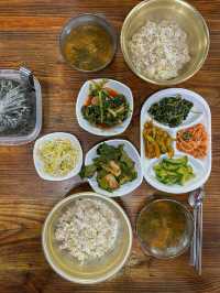정겨운 시장 보리밥 맛집 <시장분식>