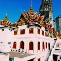 泰國曼谷地標性景點:龍船寺，建築氣派恢宏，適合拍照打卡，曼谷旅遊必去景點！