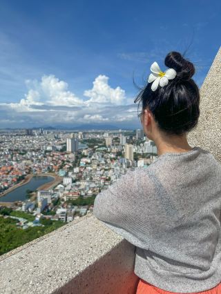 可以俯瞰頭頓市景的<耶穌基督雕像>