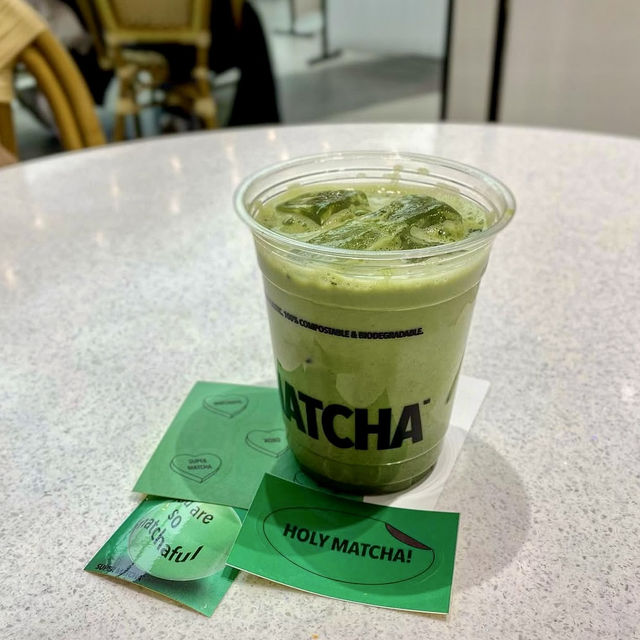 【韓国】目の前で抹茶をたてていれてくれる本物の抹茶ラテ💚