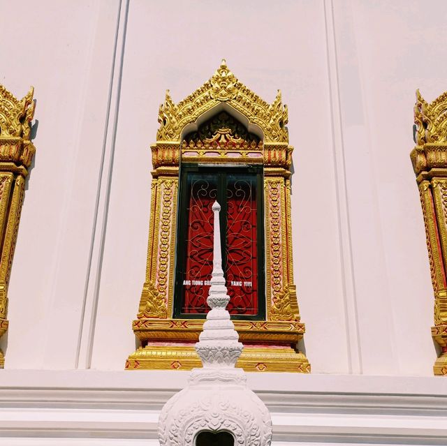 泰國曼谷湄南河畔古廟景點:Wat Dong Munlek，適合打卡拍照📸