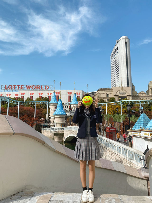 🇰🇷서울여행의 랜드마크 롯데월드 교복투어🏰🧡