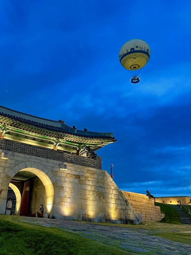 열기구를 타고 🩵수원 화성일대 전경을 볼 수 있는 ☁️ 감성 야외데이트