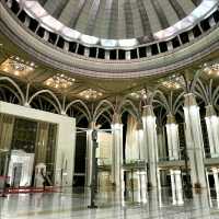 THE FAMOUS STEEL MOSQUE.