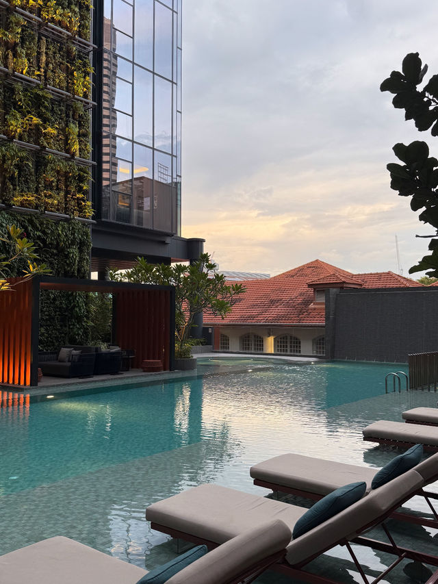 Pool and gym at the Pullman Hillstreet Singapore