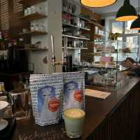 Nive place with snacks and coffee
