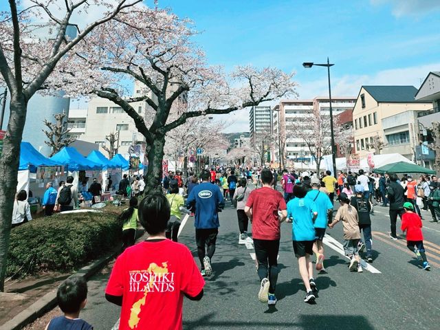 งานวิ่งมาราธอนประจำปี Hitachi sakura road race