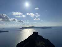 Beautiful weather in Santorini
