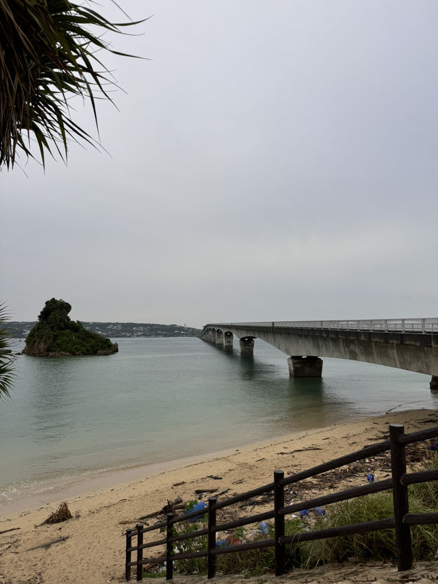 小小的珊瑚礁島，卻有極美的海景