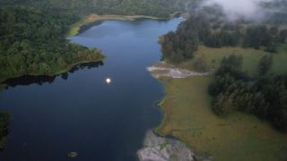 Magestic lake of San Antonio